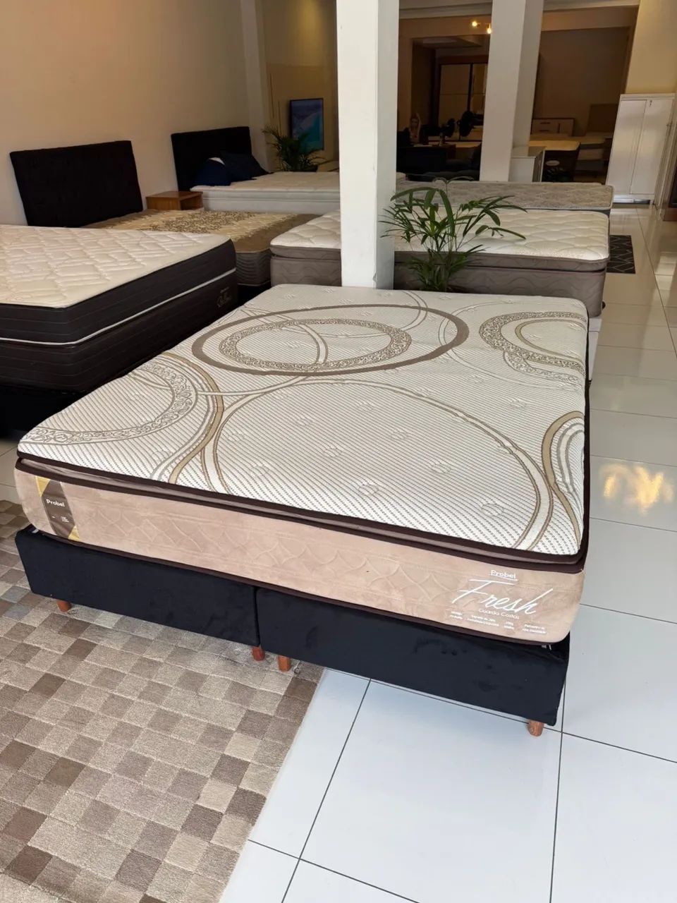 Cama box Queen PROBEL SEMINOVA TOP - Entrego!  - Foto 2