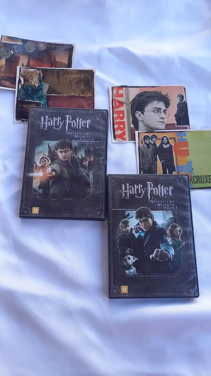 Coleção Completa Harry Potter em DVD - 8 Filmes + Discos Extras e