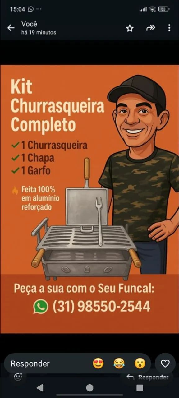 Churrasqueira, Jogo de panelas 