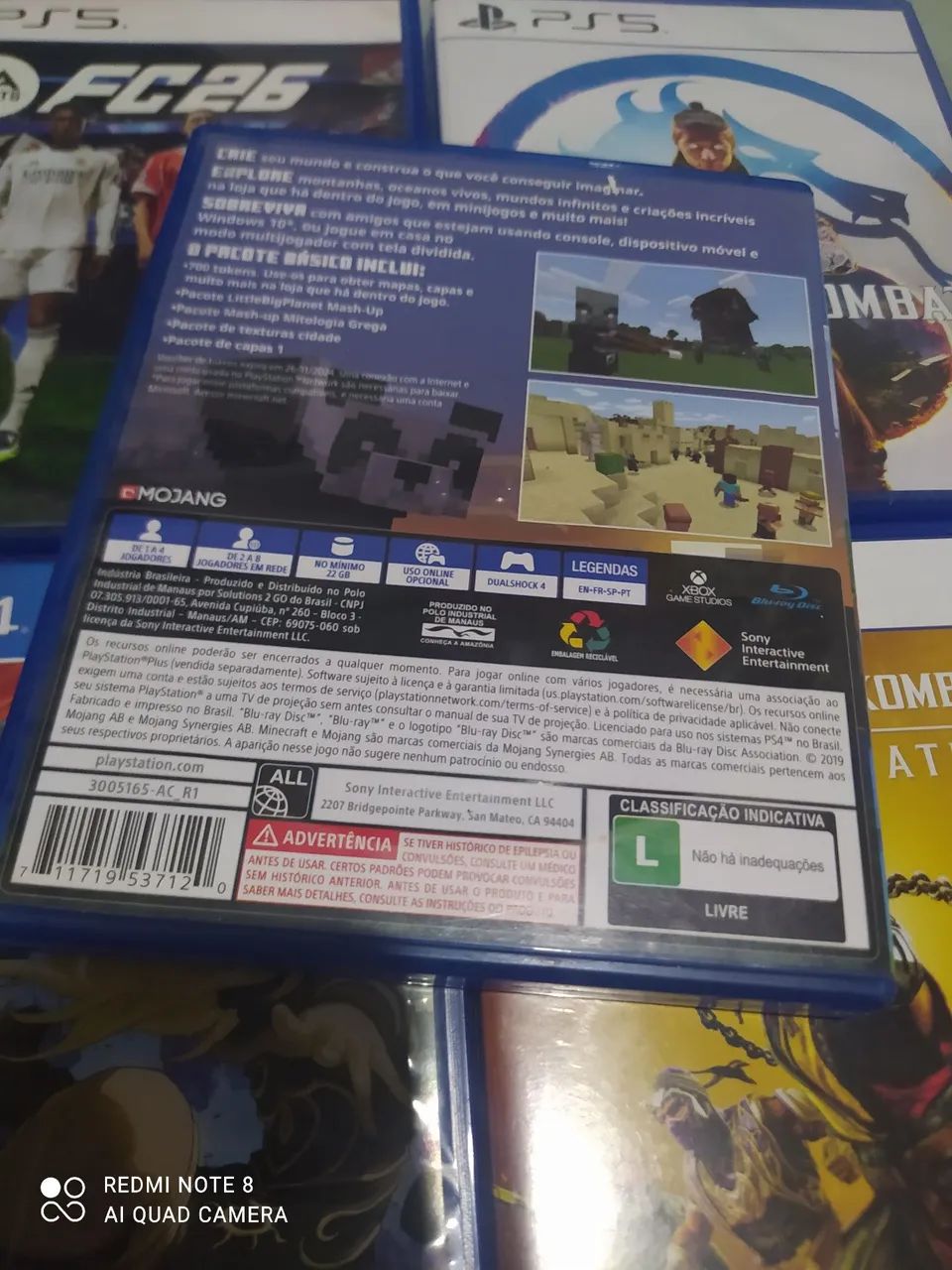 Minecraft PS4 Usado  - Foto 2