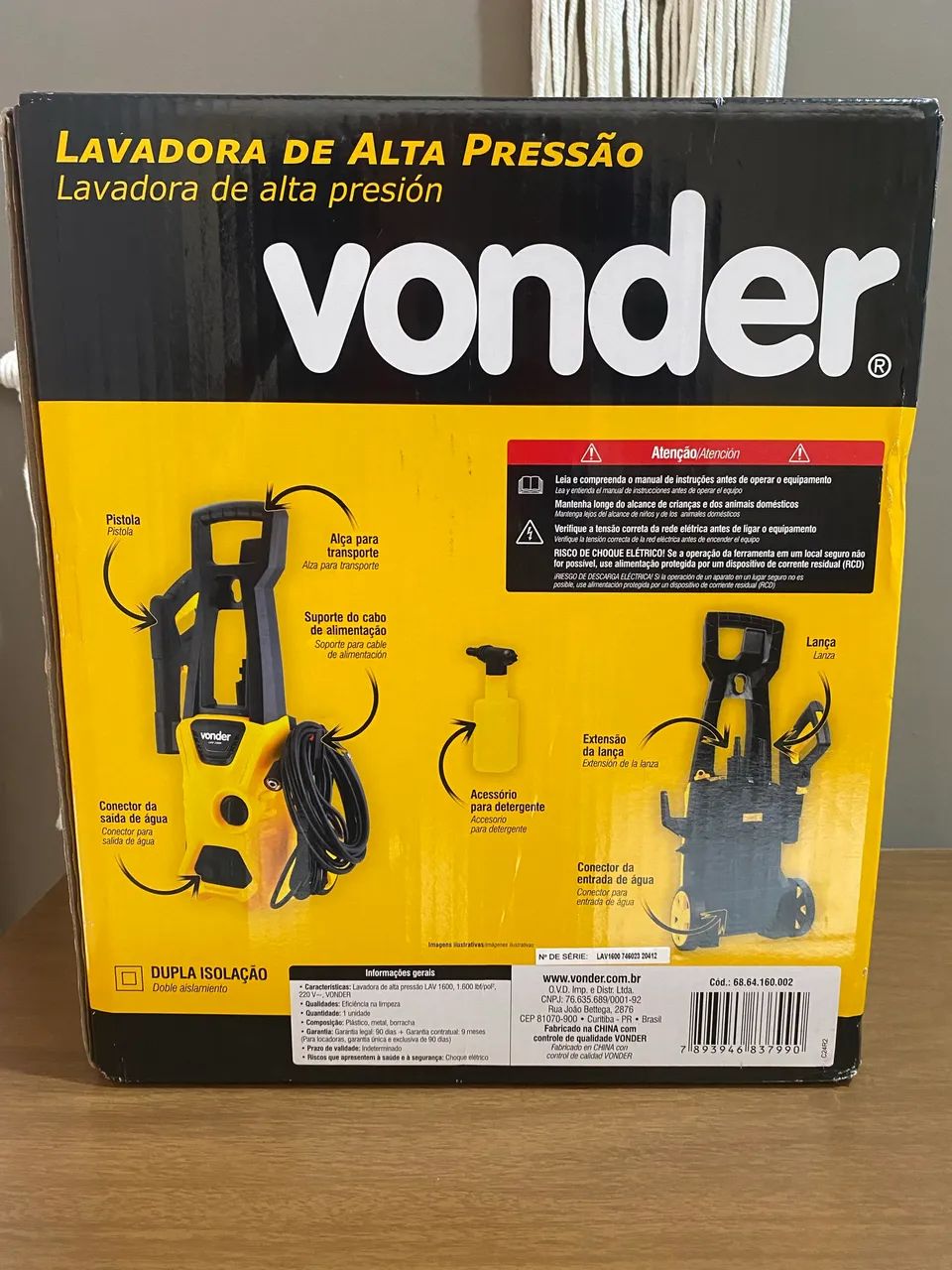 Lavadora de Alta Pressão 1400w