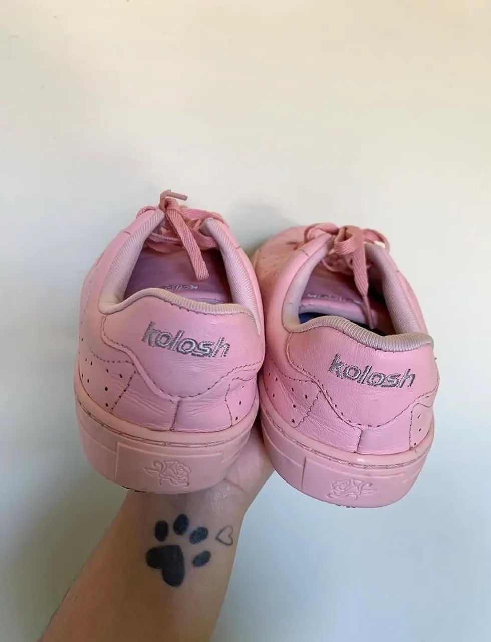 Tênis casual rosa - Kolosh - Foto 3
