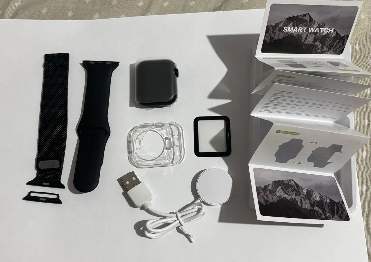 Smartwatch inteligente preto mini 38mm - Foto 2