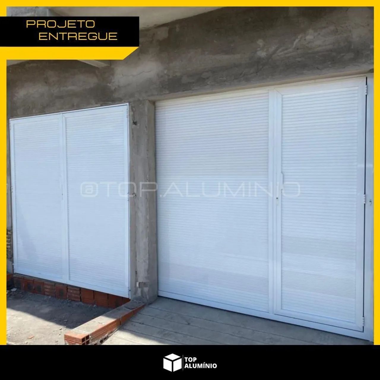Portao de alumínio especial para sua garagem  - Foto 6