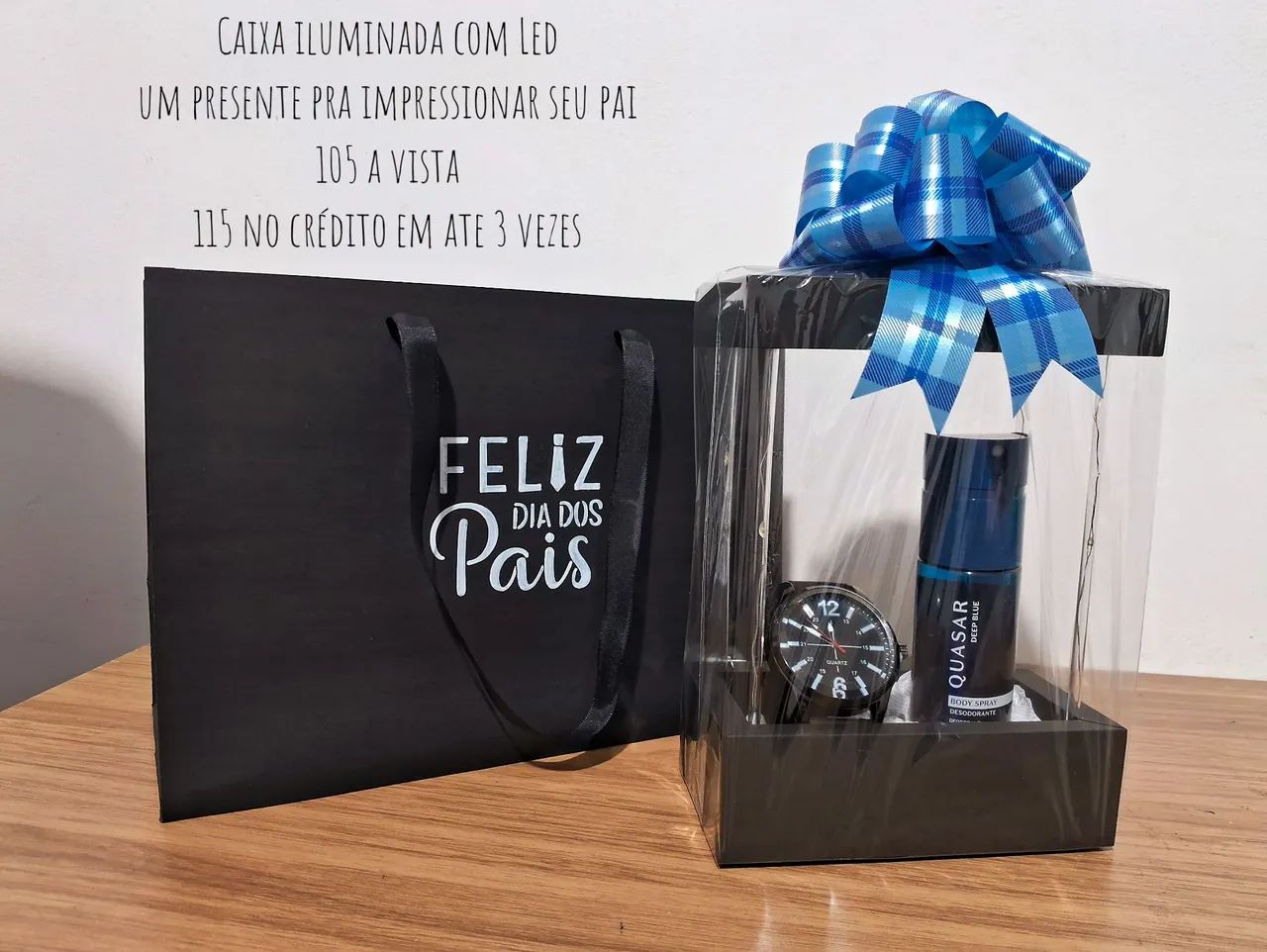 Presente caixa iluminada masculina - Foto 2