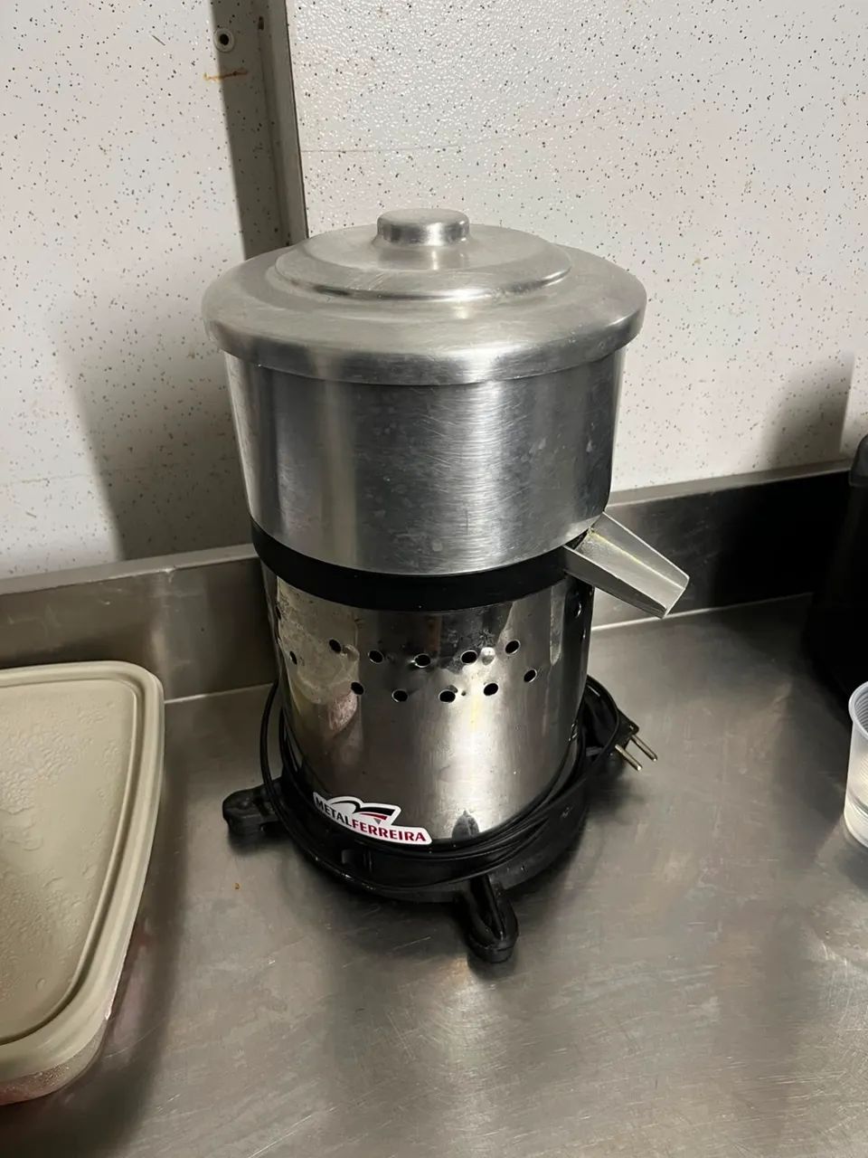Espremedor industrial Extrator suco de laranja em inox - Foto 3
