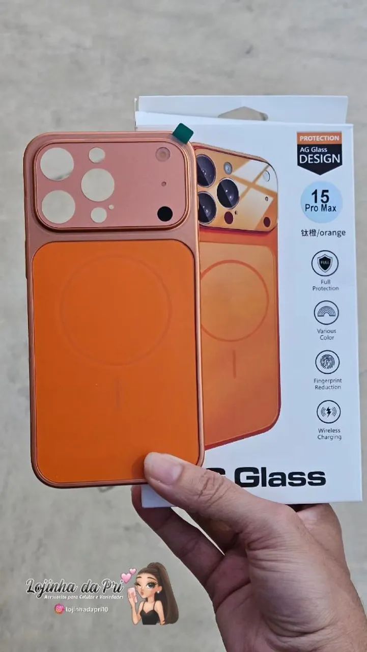 Case Glass para linha iPhone 17 - Foto 5