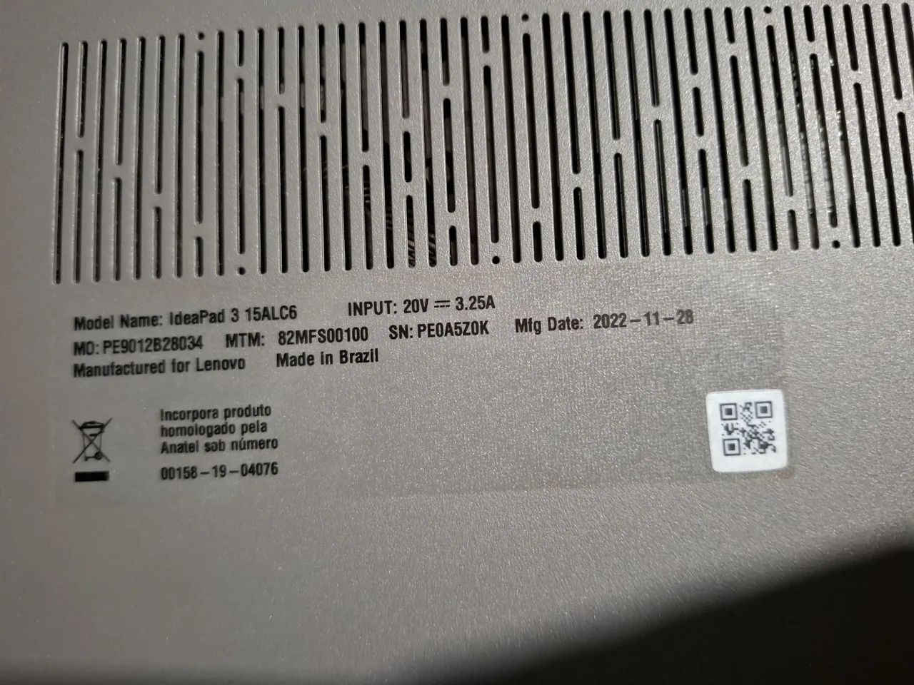 Notebook Lenovo IdeaPad 3 - Ryzen 5 5500U / 8GB RAM / SSD / AMD Radeon - Foto 4