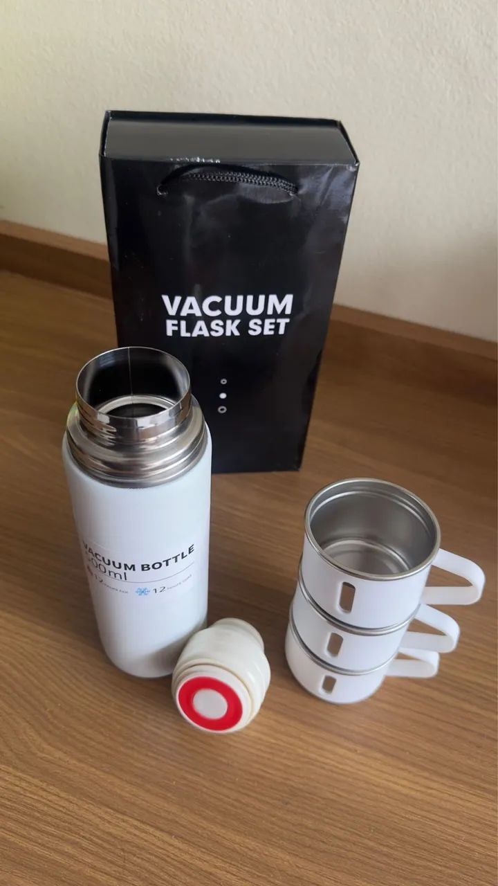 Kit Garrafa termica + Canecas - Foto 4