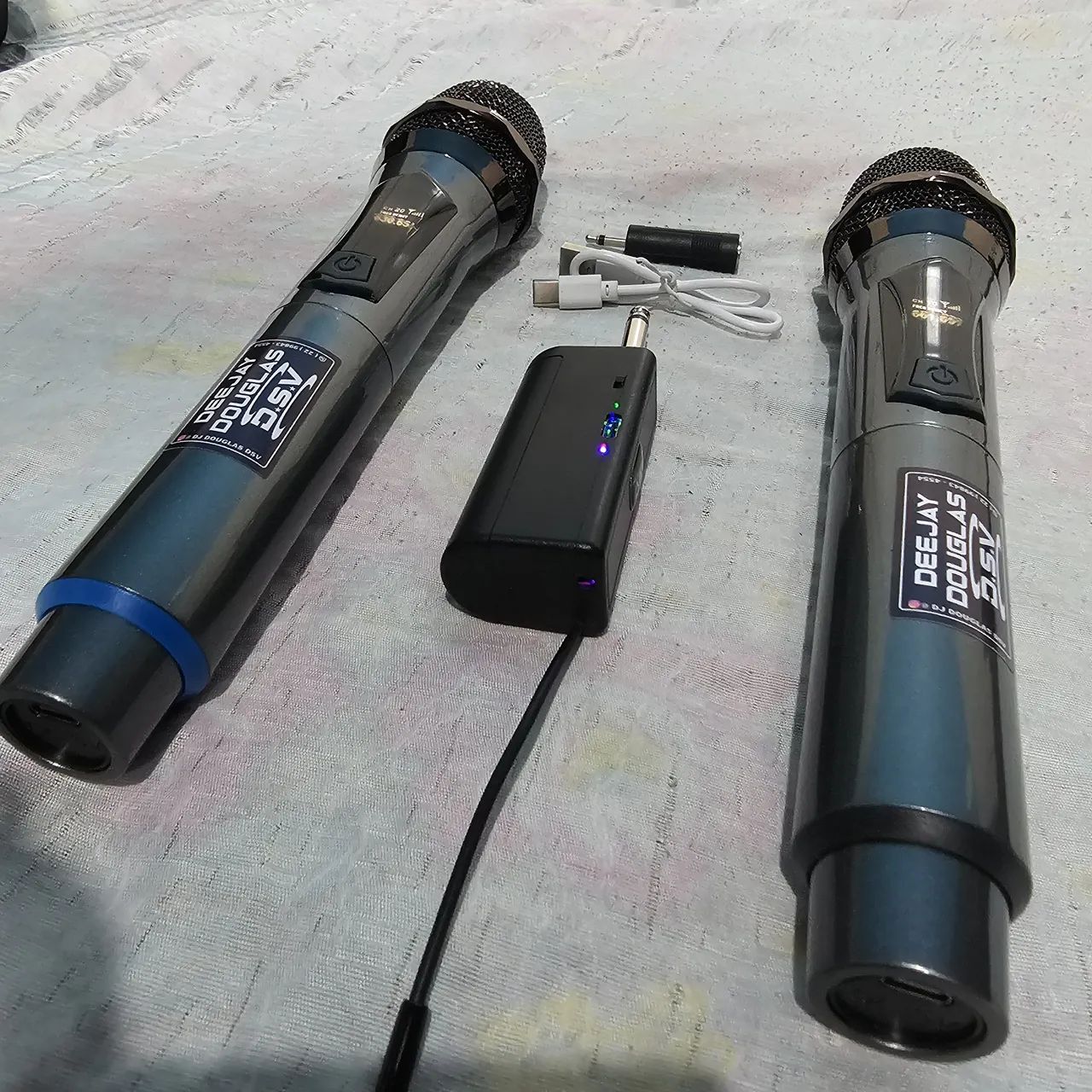 MICROFONE SEM FIO PARA FESTAS, KARAOKE KIT COMPLETO