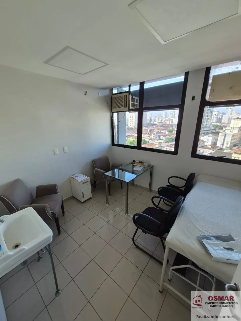 Sala comercial na Ana Costa, Santos-SP: 4 salas, 2 banheiros, 2 vagas, 92,65 m². Venha con - Foto 12