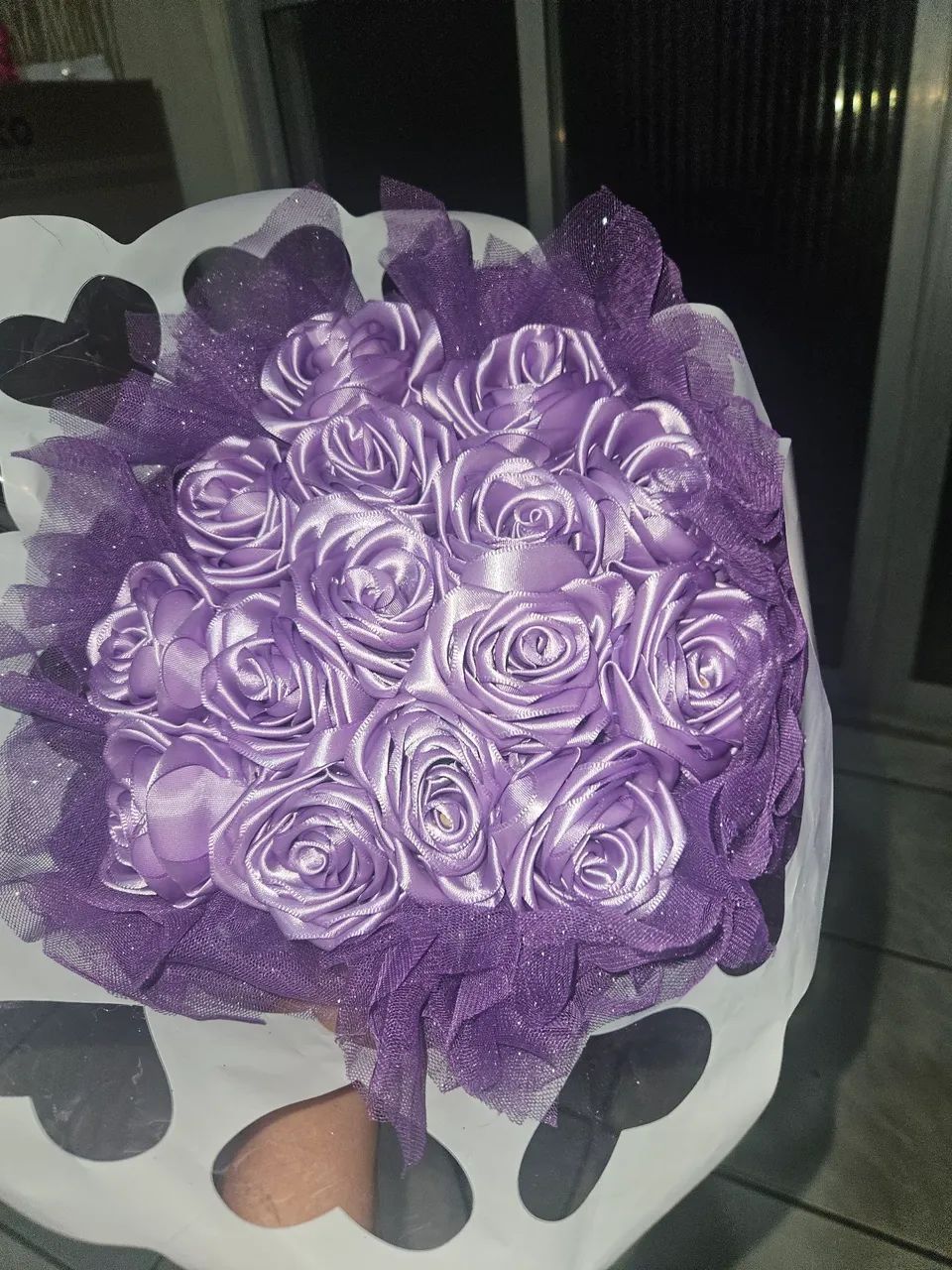 Buquês rosas de cetim  - Foto 3