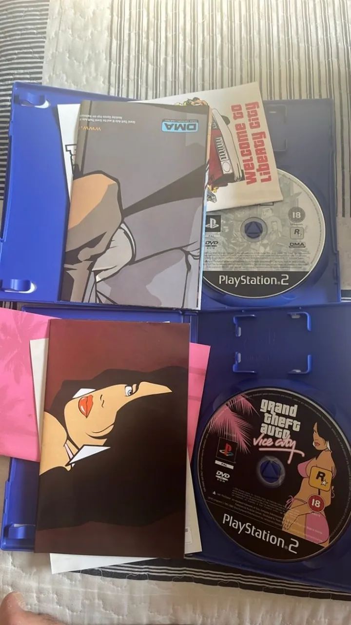 GTA PS2 Originais - Mapa e manual - Foto 2