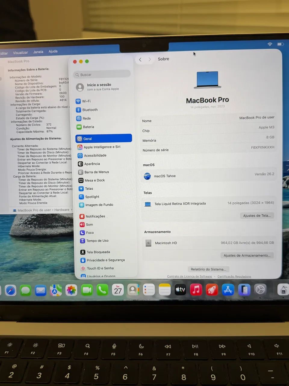 MacBook Pro 14 Polegadas M3 1TB SSD - Seminovo - Foto 5