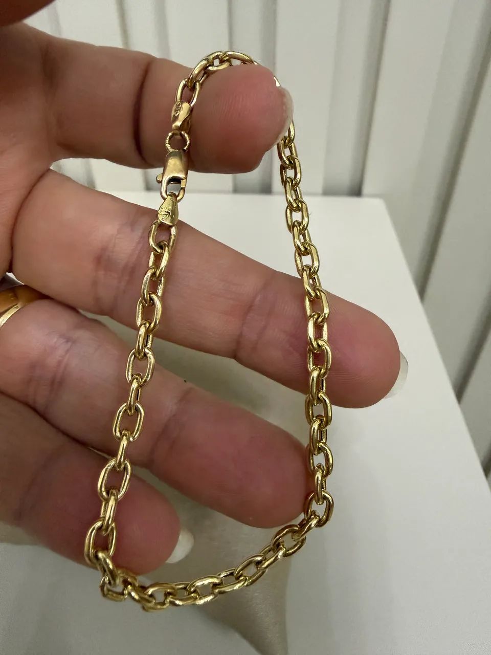 Pulseira ouro 18k, 3.8 gramas. - Foto 4