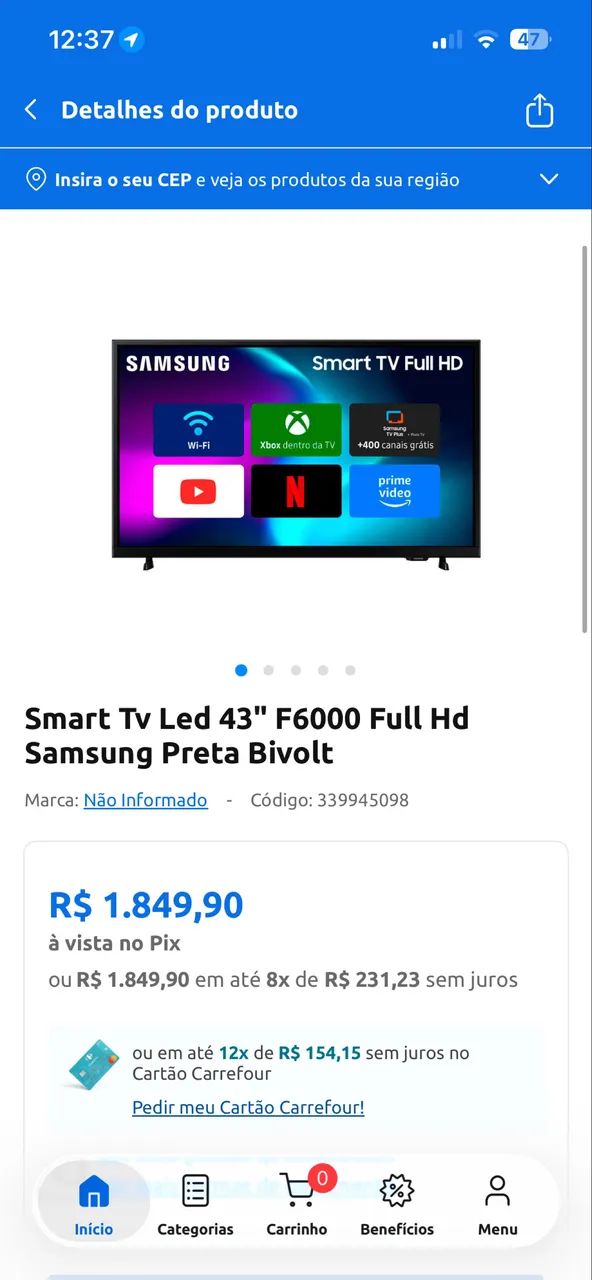 Televisão Samsung  - Foto 2