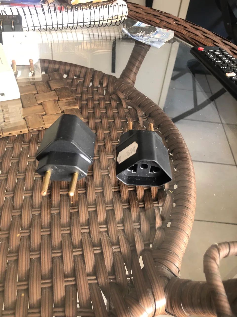 Cabeças e adaptadores de tomada 