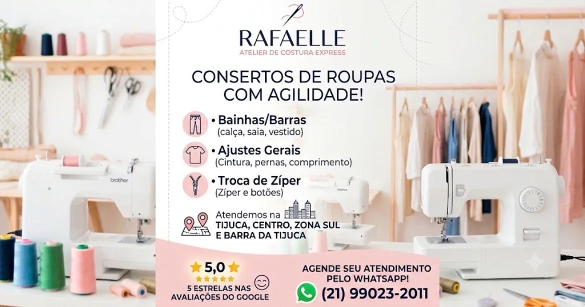 Costureira Tijuca e Região 