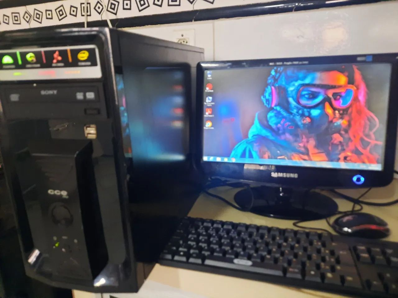 Computador completo tudo sem problemas 