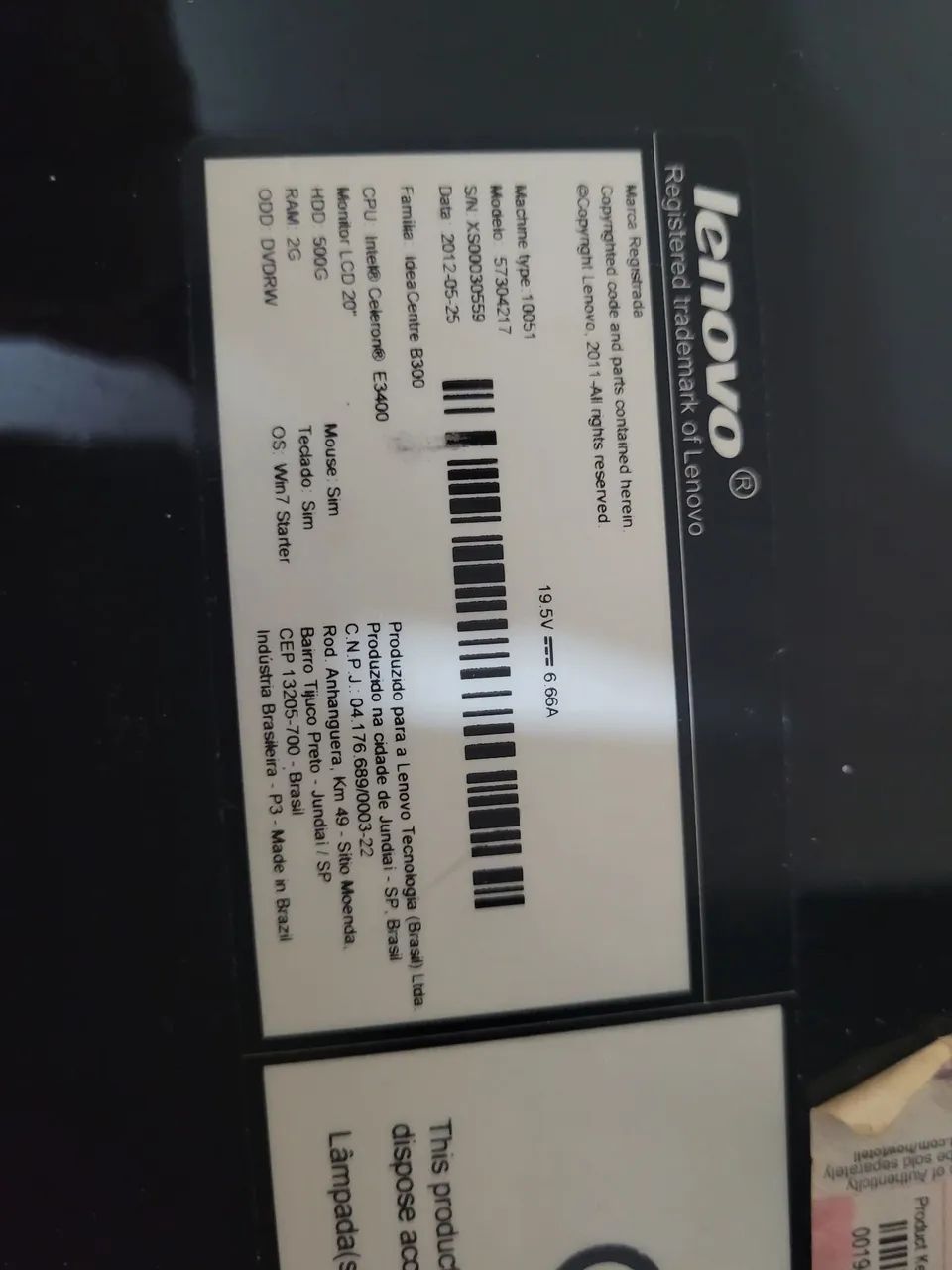 Computador Celeron E 3400 Lenovo - Foto 4
