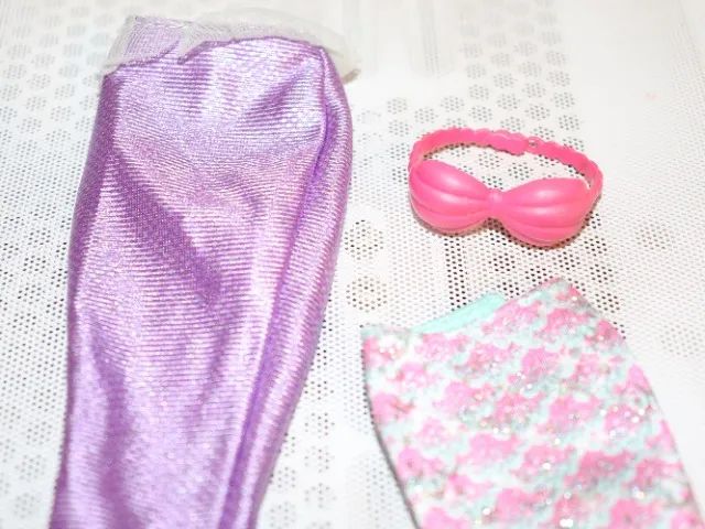 Roupa boneca Barbie caudas de sereia - Foto 5