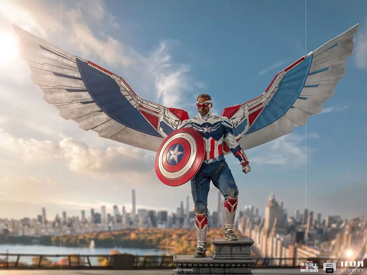 Sam Wilson Legacy Replica 1/4 Iron Studios Marvel - Foto 3