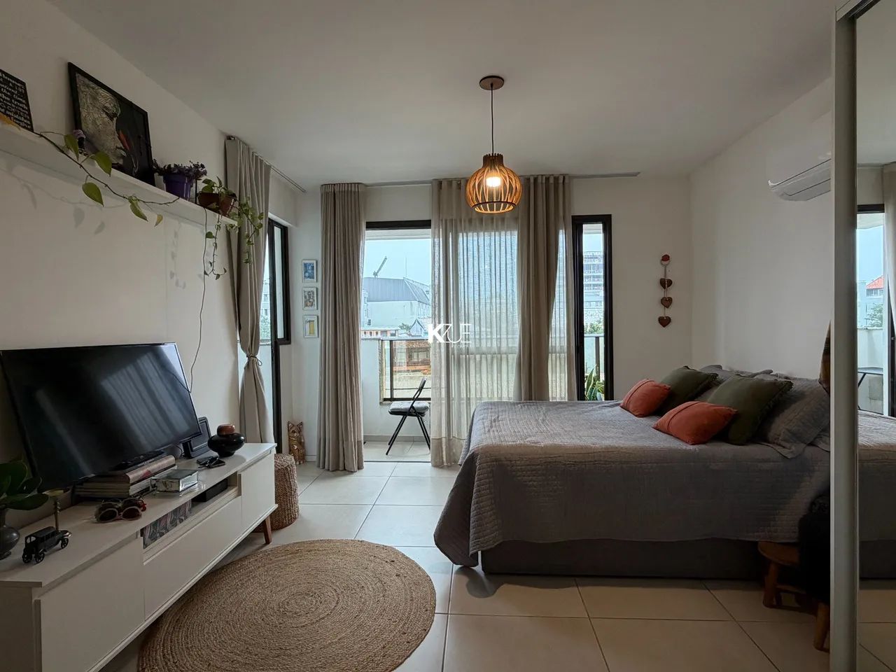 Studio mobiliado, vista mar, par alugar em Coqueiros, Florianópolis SC - Foto 3