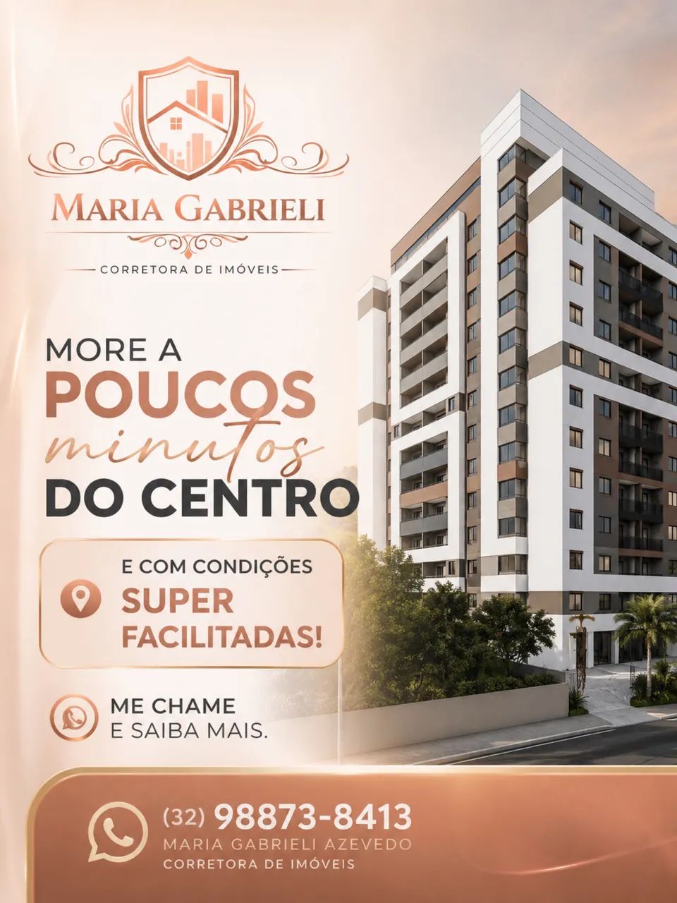 More a poucos minutos do Centro de JF