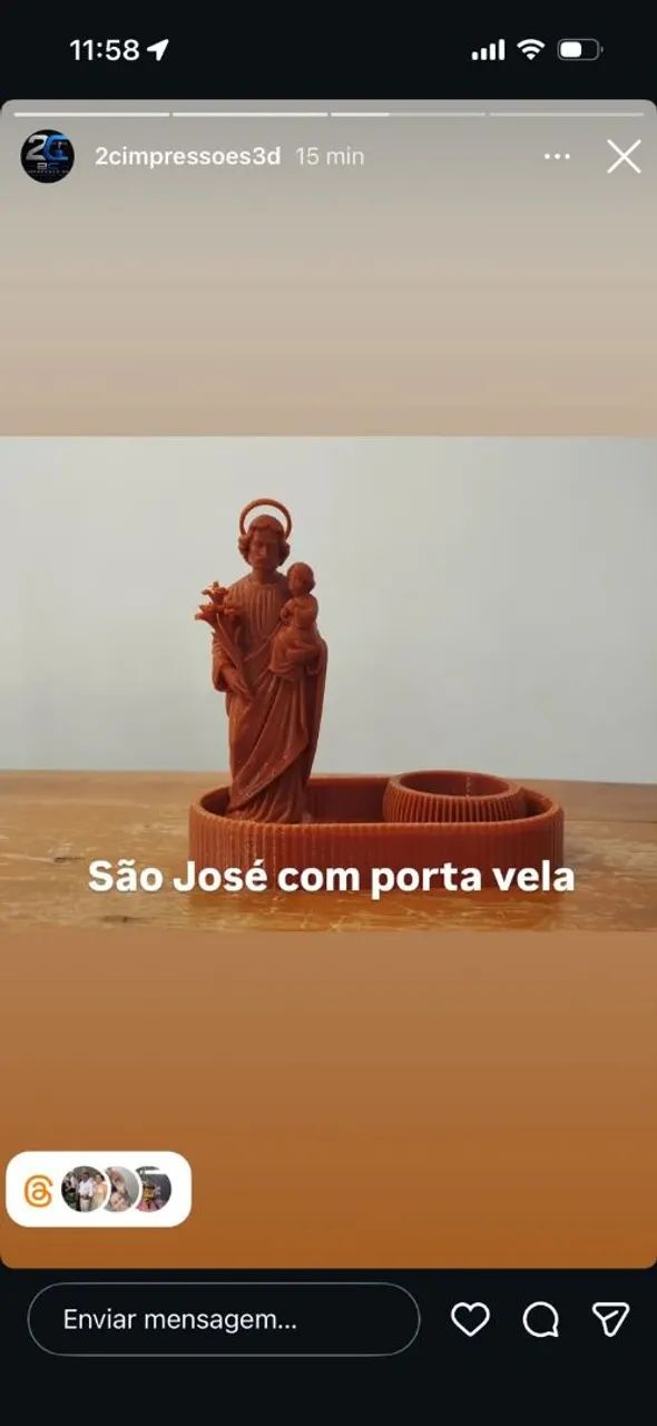 Peças Religiosas em 3D 