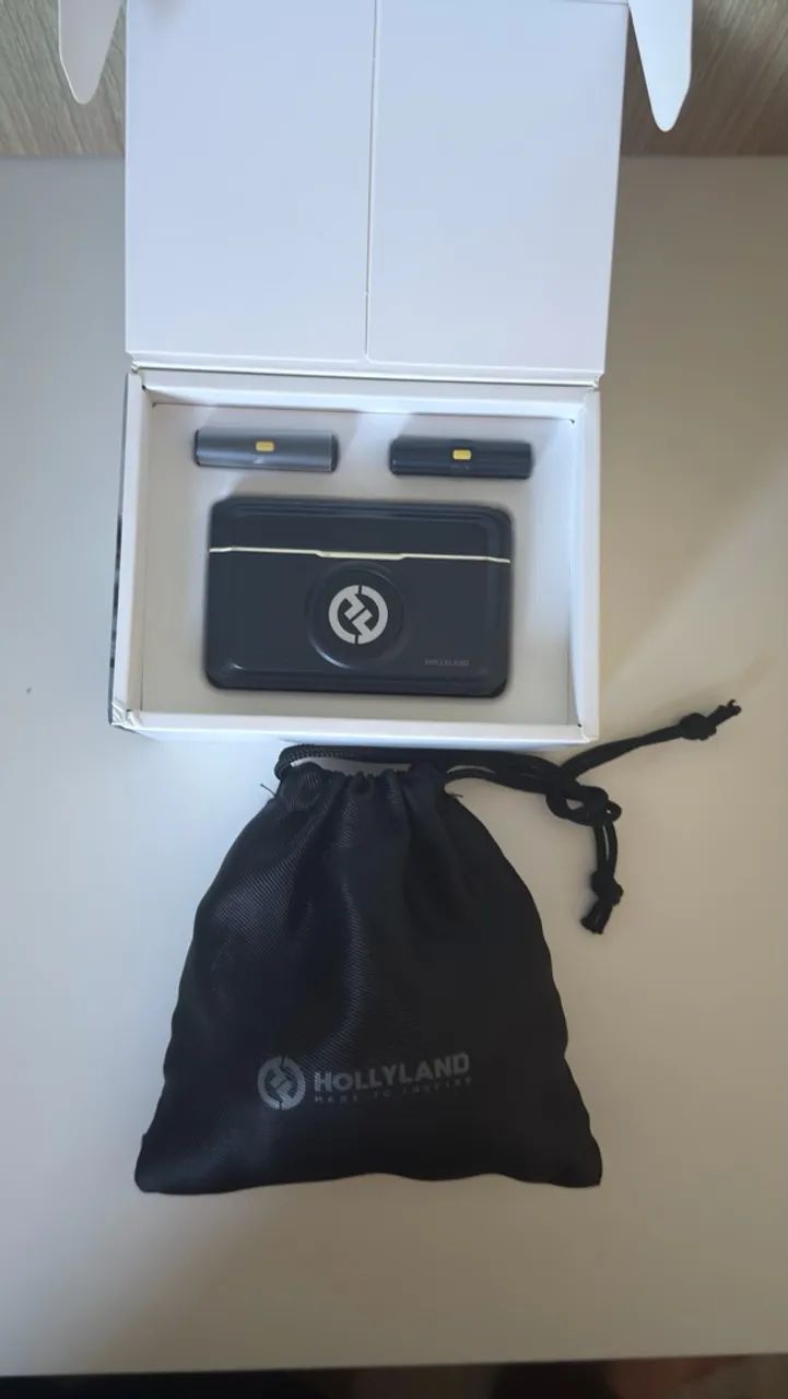 Microfone Hollyland Lark M2 Duo Combo com 2 microfones - Foto 3