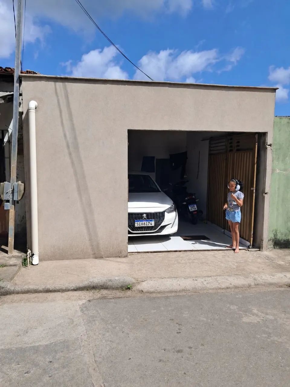 Casa com três quartos 