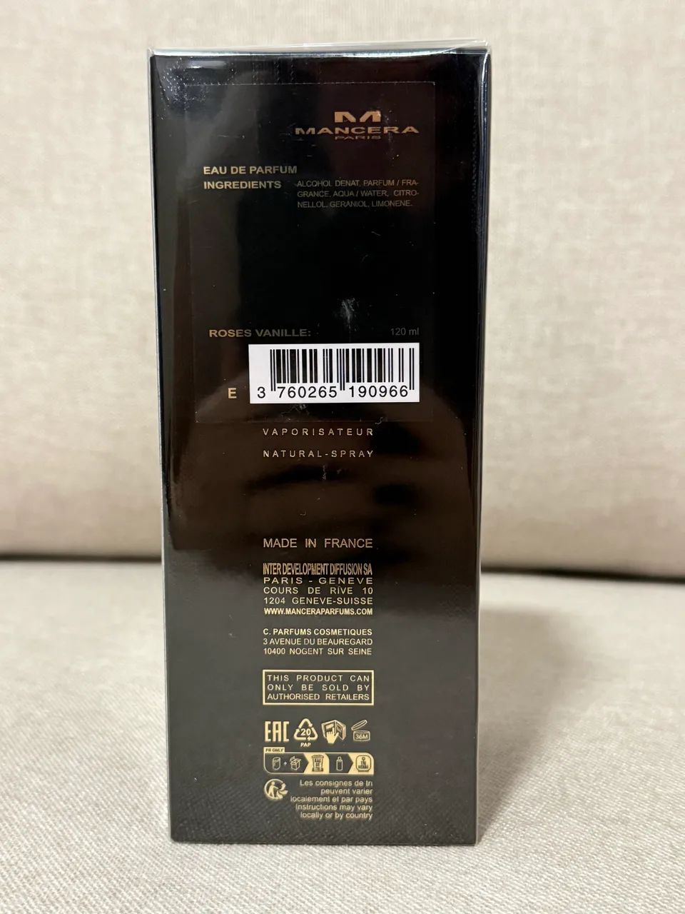 Mancera Roses Vanille Eau De Parfum 120ml - Foto 2