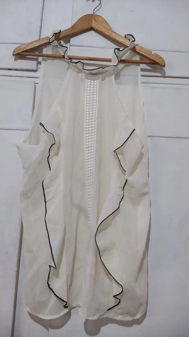 03 Blusas femininas transparente  - Foto 2