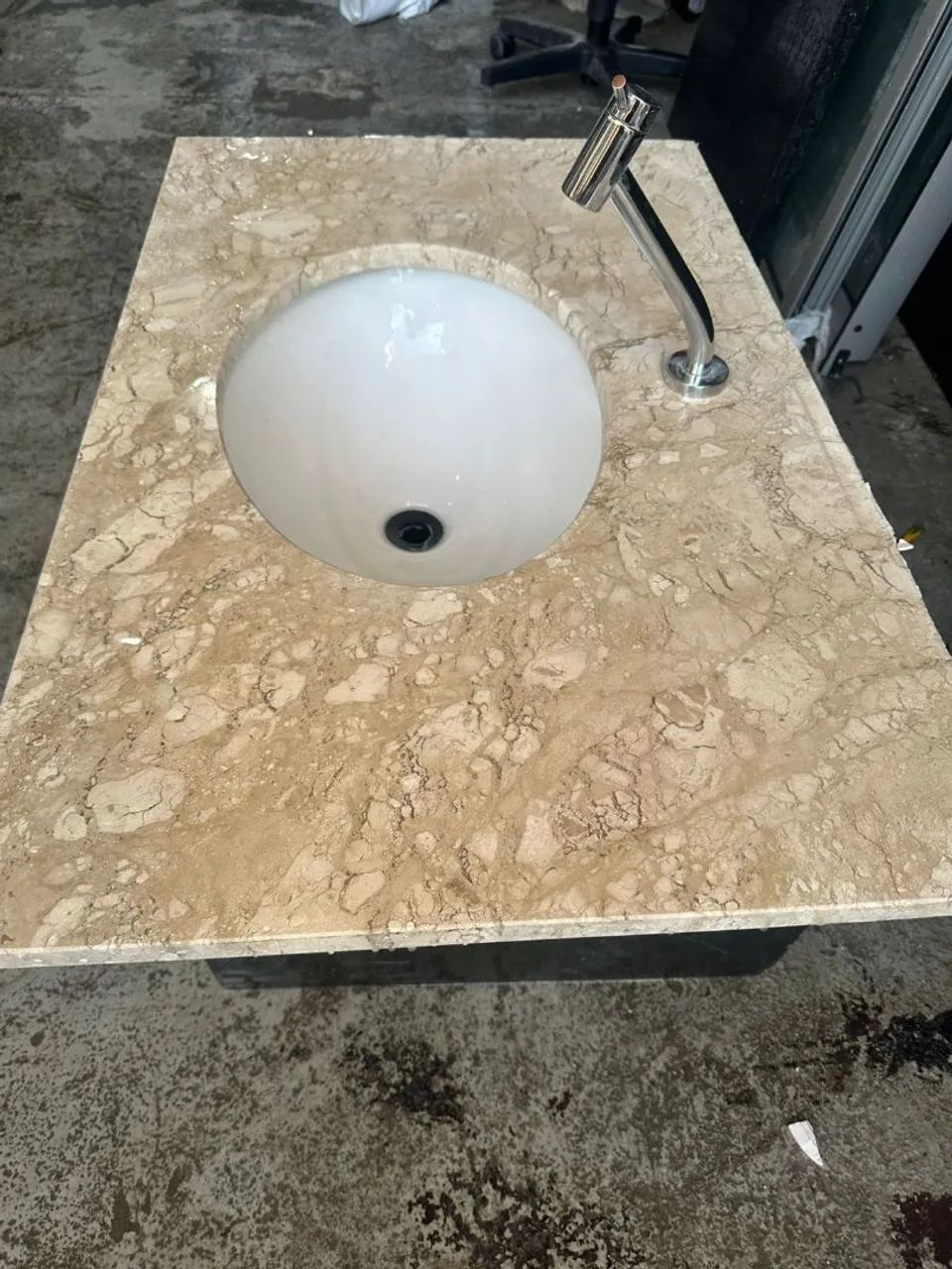 Pia travertino 90x55 - Foto 3