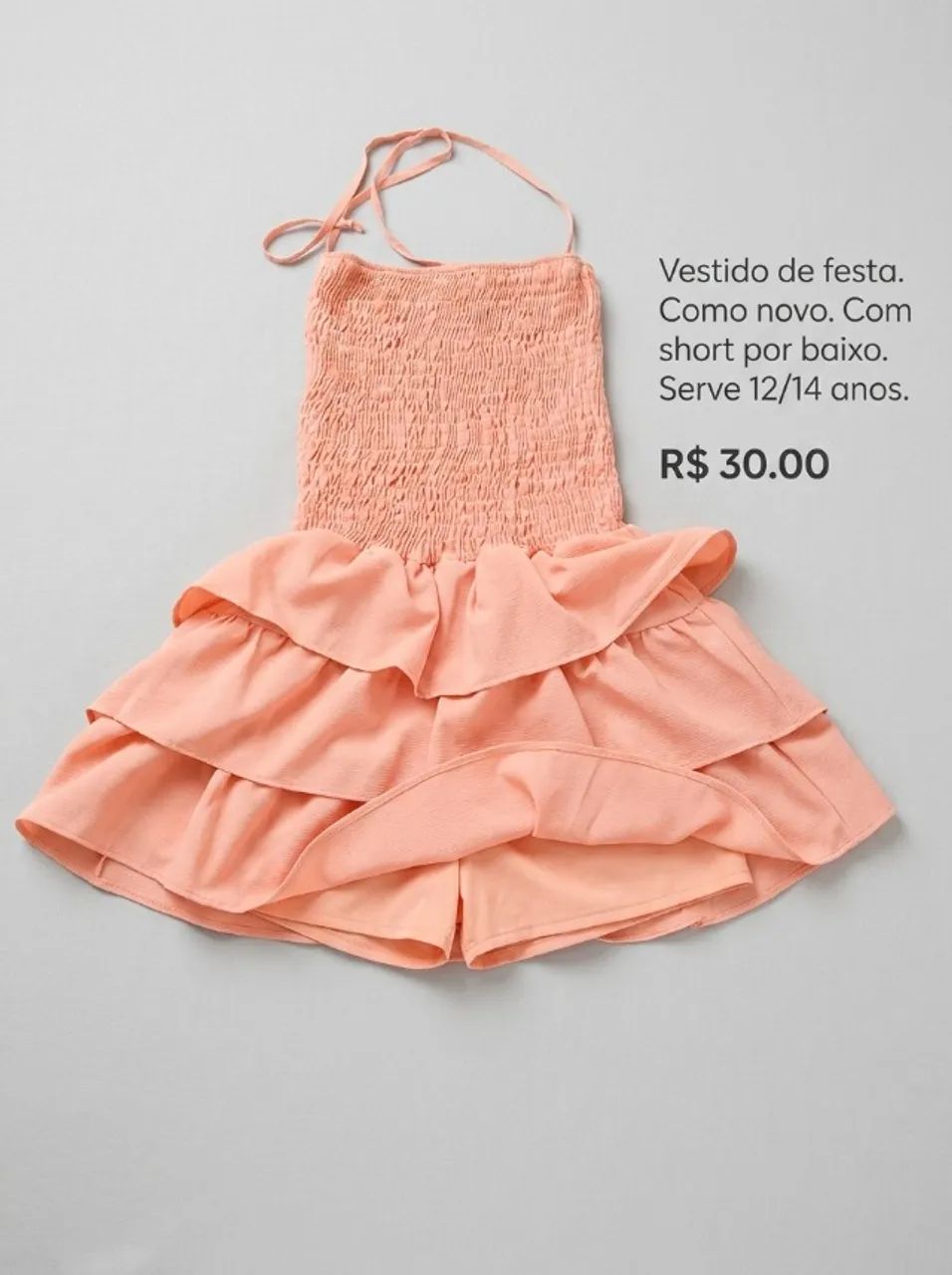 Vestido social infantil