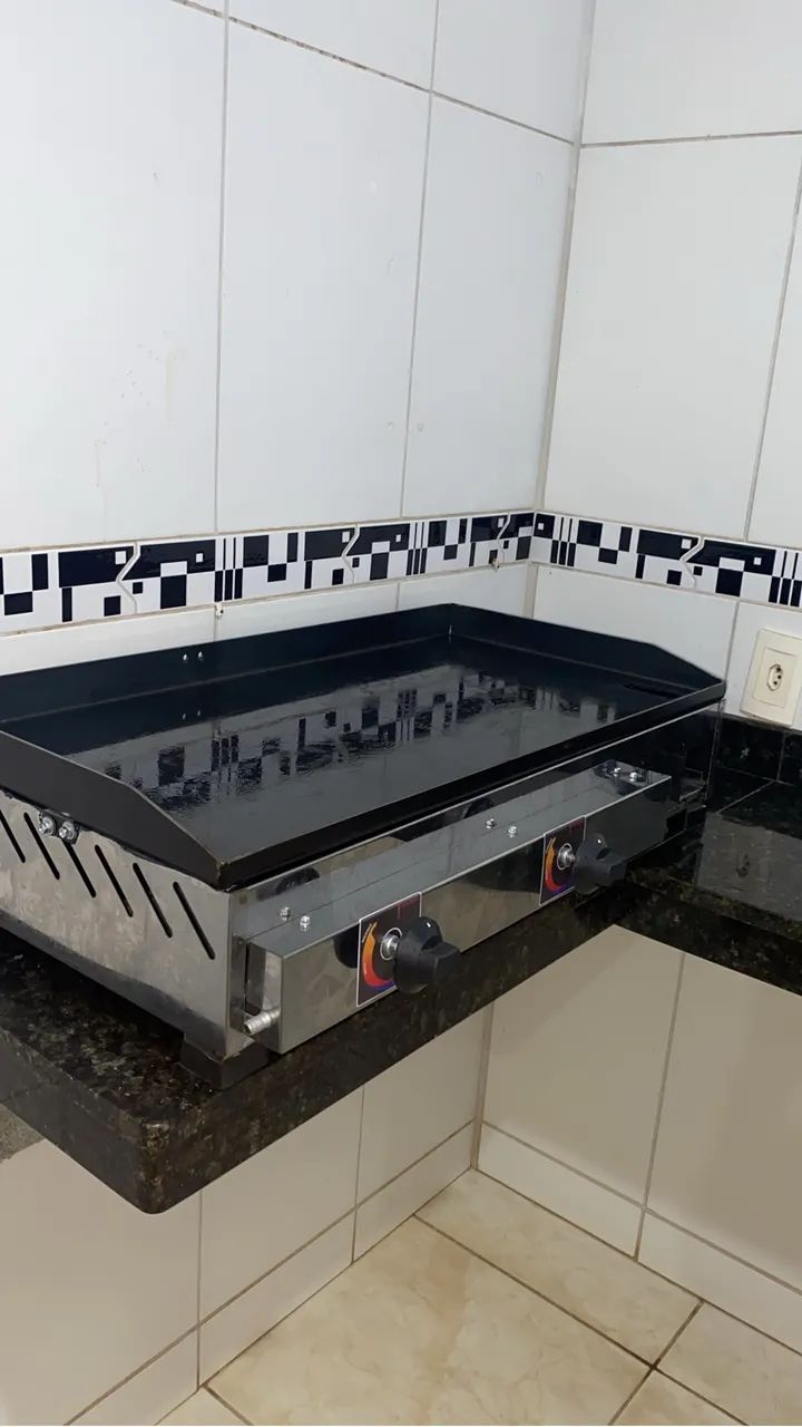 Chapa profissional para lanches