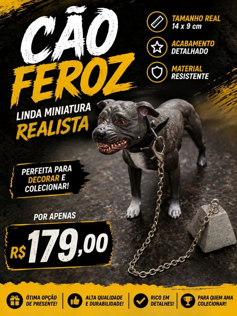 Miniatura Cão feroz  - Foto 3