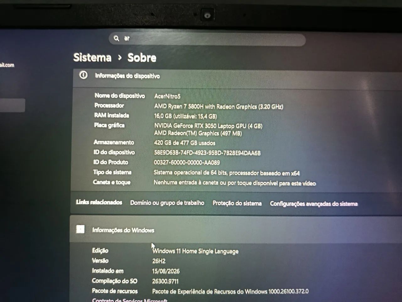 ACER NITRO 5 - Foto 5