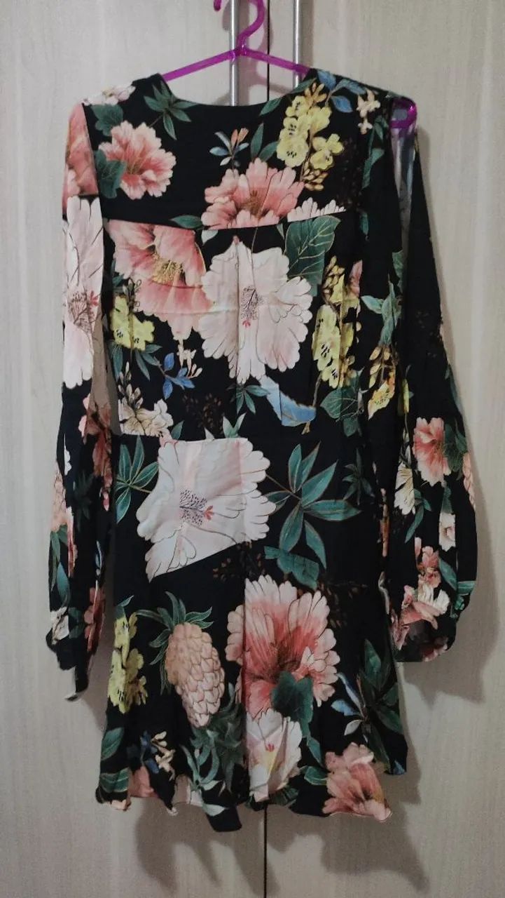 Vestido curto Floral FARM - Foto 4