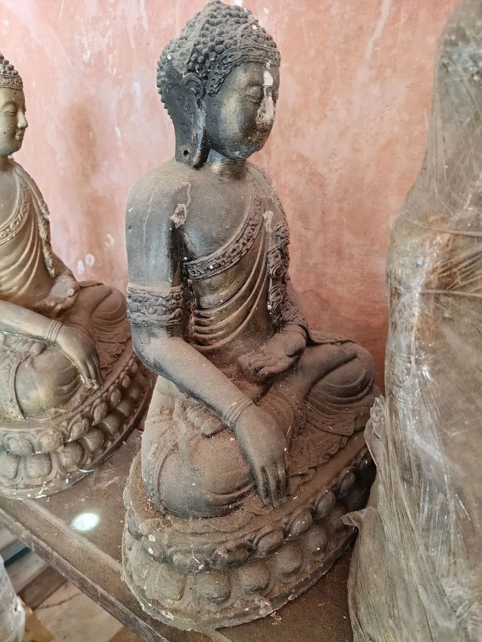 Buda gesso 30 cm