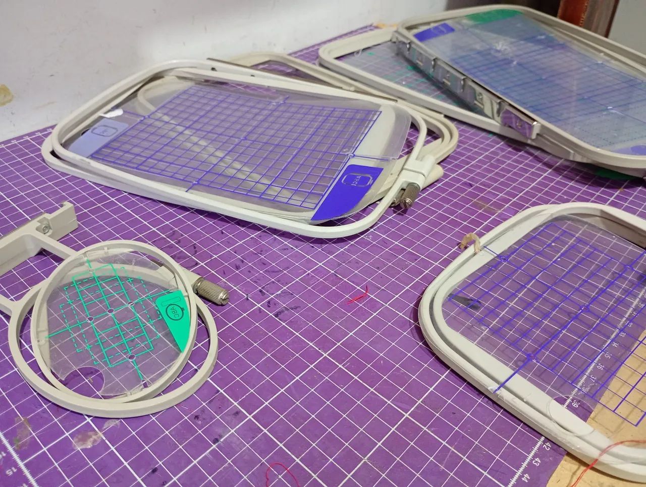 Bastidores Originais Brother - 6 Unidades - Ótimo Estado