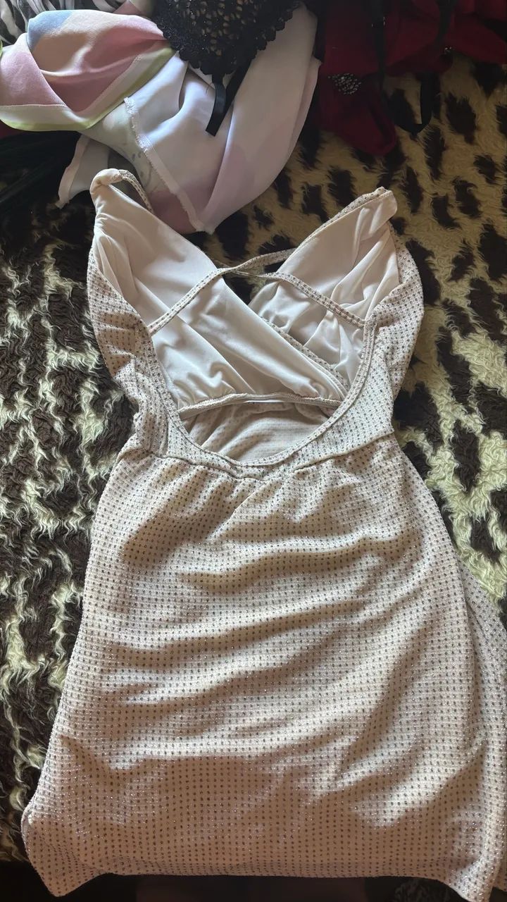 Vestido nude de brilho  - Foto 2