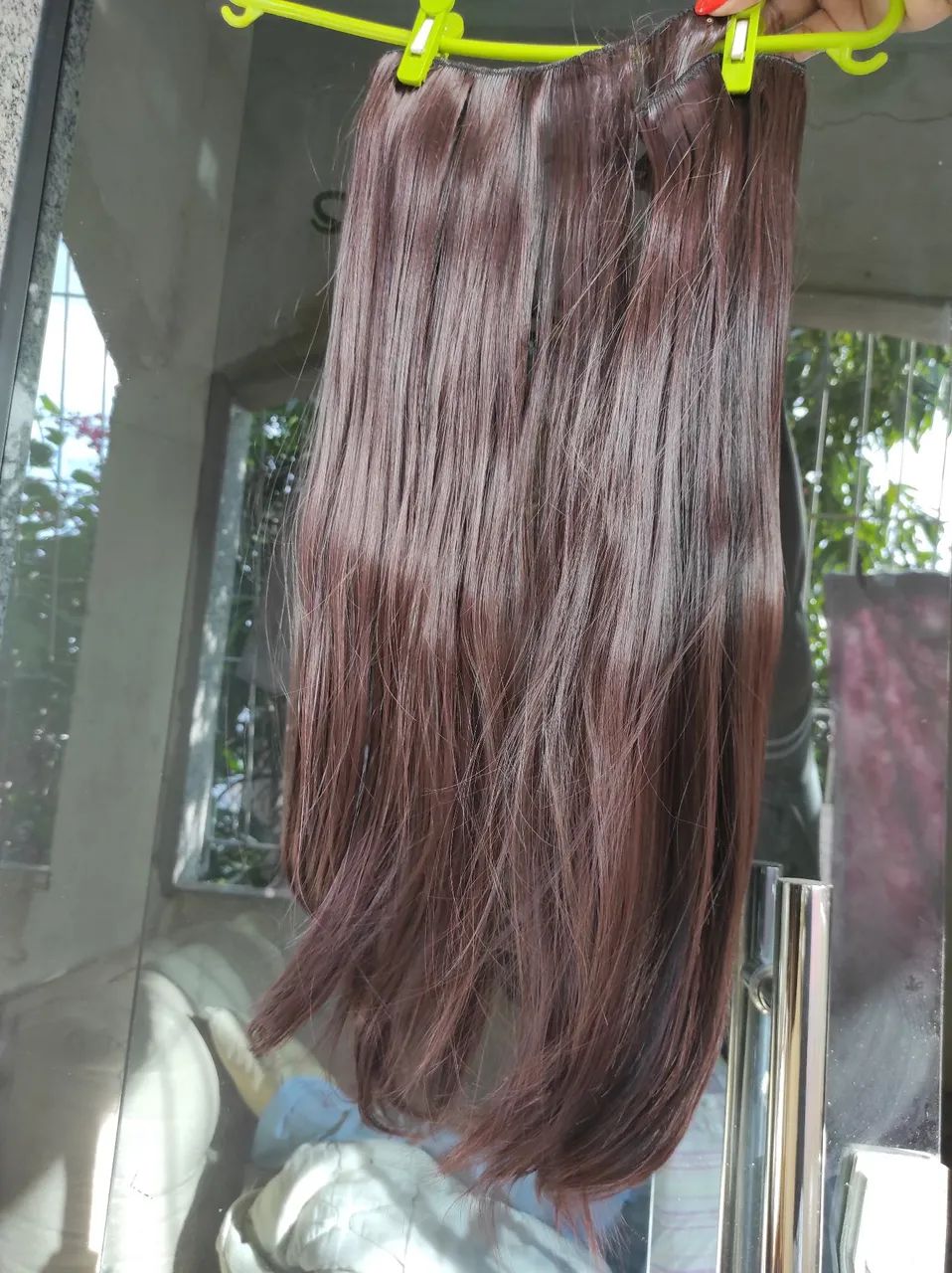 Aplique Tic Tac de Cabelo Orgânico Liso