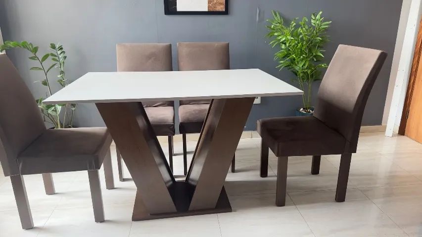 Mesa de jantar 4 cadeiras65576099395969122