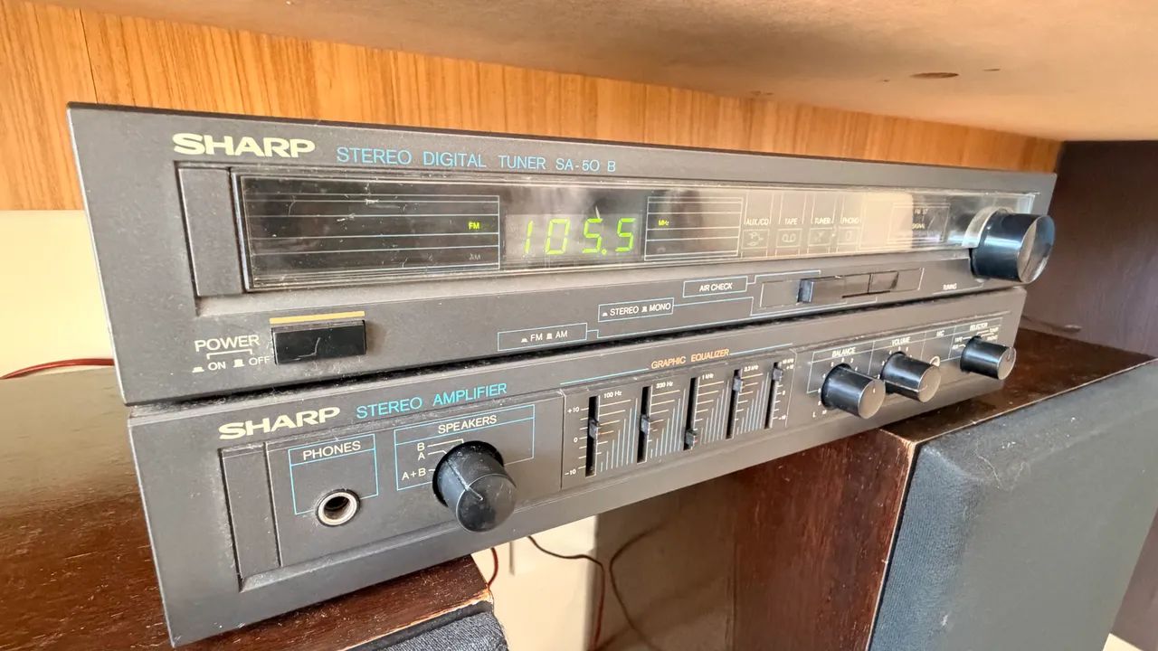 Receiver Sharp com equalizador  - Foto 2