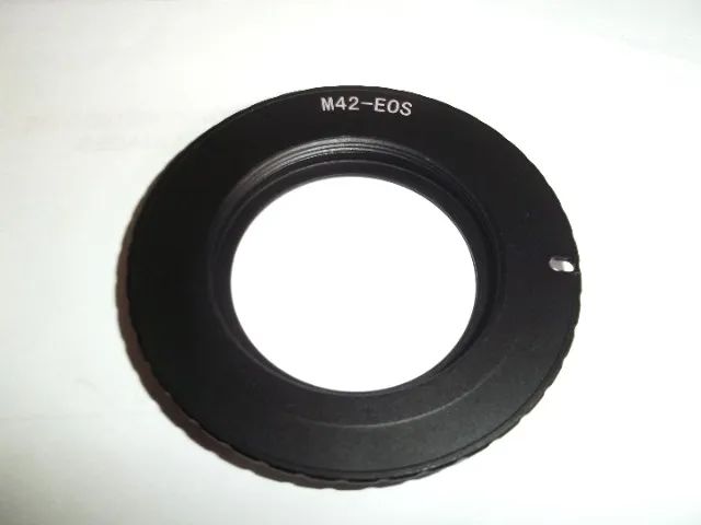 Anel Adaptador M42 - Eos Canon Ef Lente Rosca (Usado) - Foto 2