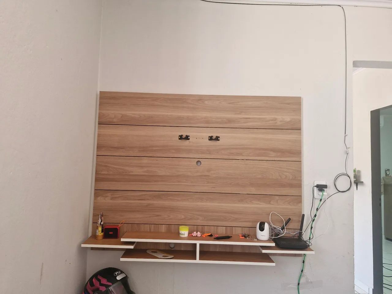 TV 55 polegadas Samsung 4k + painel TV nova - Foto 2