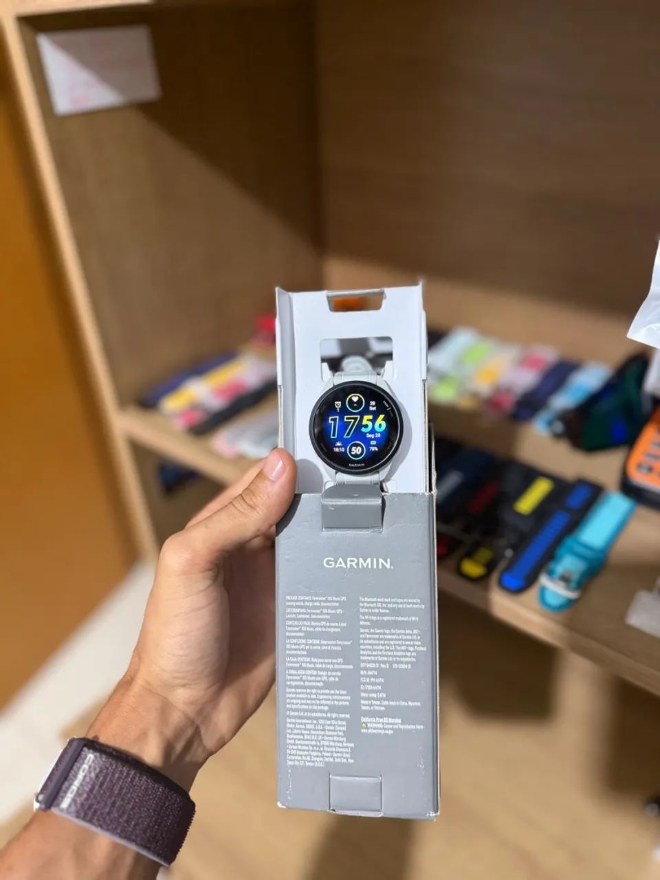 Garmin Forerunner 165 music white