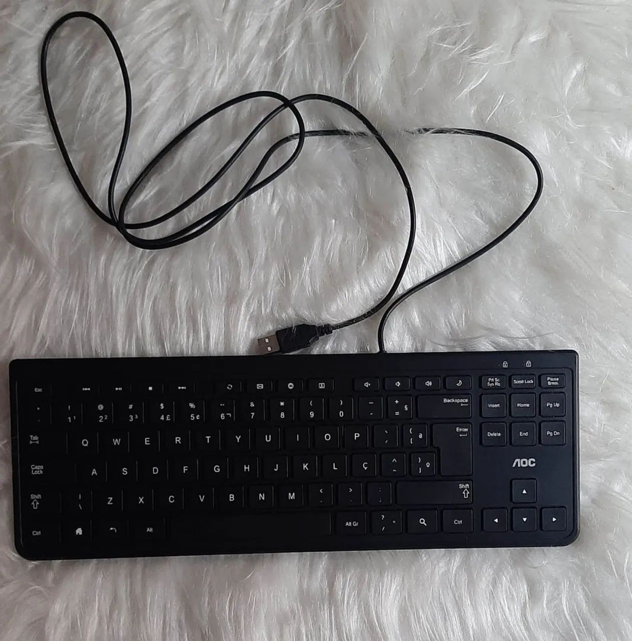 Teclado para computador via USB 
