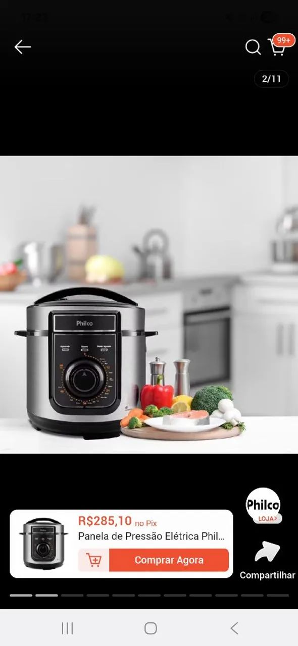 Panela elétrica nova 220v - Foto 3